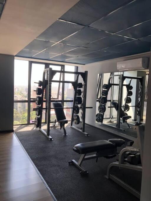 Appartamento Nuevo Y Lujoso Depto Con Amenidades Nuevo Polanco Città del Messico Esterno foto
